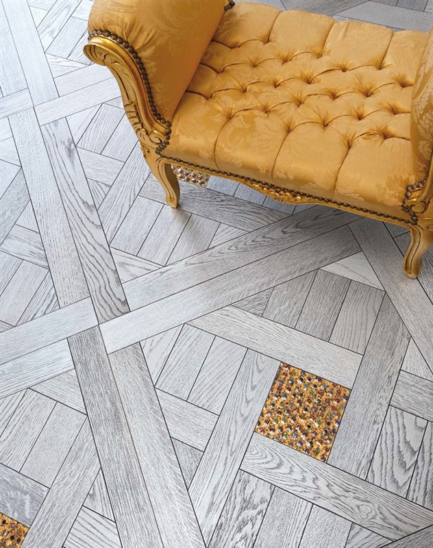 Garbelotto Oak Silver Grey Unique – Creator (Marküteri) Asia Model with Murano Glass
